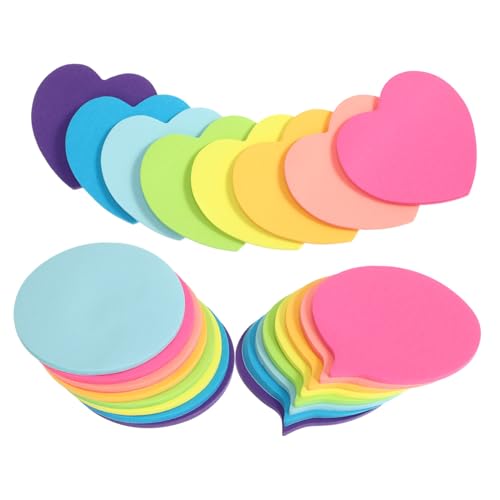 Homoyoyo 30 Blatt Mini Haftnotizen Set für Bunte Selbstklebende Notizblöcke für Schule Büro und Zuhause Lustige und Praktische Schreibwaren von Homoyoyo