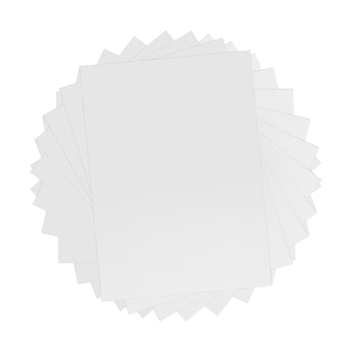 Homoyoyo 30 Blatt Selbstklebendes Vinyl Stickerpapier Hochauflösende Druckerpapier für Tintenstrahldrucker Laserdrucker für Etiketten Fotos Bastelprojekte von Homoyoyo