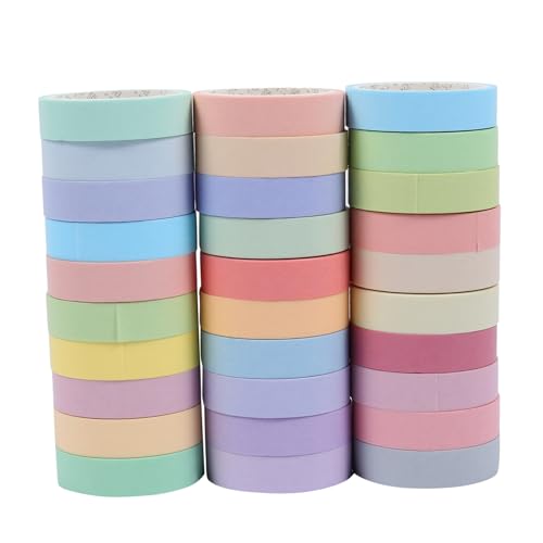 Homoyoyo 30 Rollen Washi Tape Buntes Klebeband für DIY Handarbeiten Scrapbooking Planer Basteln Hand Account Tape Malerband Dekoratives Klebeband für Geschenkverpackung und Homoyoyo 30 Rollen Washi Tape Buntes Klebeband für DIY Handarbeiten Scrapbooking Planer Basteln Hand Account Tape Malerband Dekoratives Klebeband für Geschenkverpackung und von Homoyoyo
