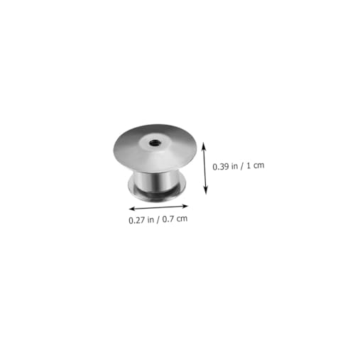 Homoyoyo 30 Stück Brustnadel Verschluss Rundkopf Broschenverschluss Kupfer DIY Schmuckzubehör Silber für Kleidung Anstecknadeln Basteln Hochzeit Gäste Homoyoyo 30 Stück Brustnadel Verschluss Rundkopf Broschenverschluss Kupfer DIY Schmuckzubehör Silber für Kleidung Anstecknadeln Basteln Hochzeit Gäste von Homoyoyo