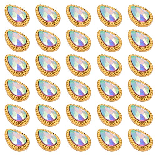 Homoyoyo 30 Stück Nagelkunst Aufkleber mit Kristallen und Strass für DIY Dekoration für Nagelstudios und Bastelprojekte für Anfänger und Profis Homoyoyo 30 Stück Nagelkunst Aufkleber mit Kristallen und Strass für DIY Dekoration für Nagelstudios und Bastelprojekte für Anfänger und Profis von Homoyoyo