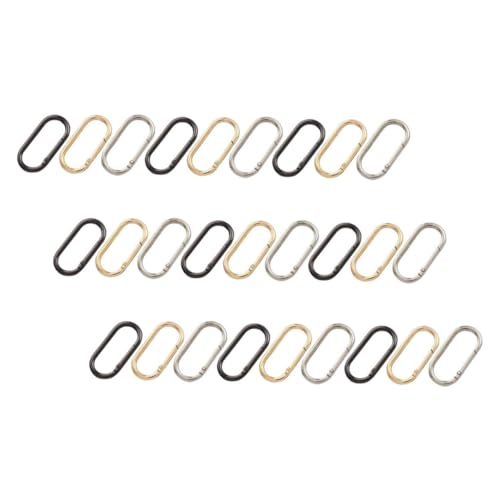 Homoyoyo 30 Stück Ovale Öffnungsringe Schlüsselanhänger Geldbörsenclips Taschenanhänger Schnappclip Für Handtasche Verlängerungsclip Für Tasche Karabinerclip Hundemarkenschnallen Homoyoyo 30 Stück Ovale Öffnungsringe Schlüsselanhänger Geldbörsenclips Taschenanhänger Schnappclip Für Handtasche Verlängerungsclip Für Tasche Karabinerclip Hundemarkenschnallen von Homoyoyo