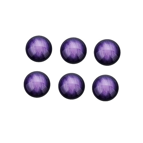 Homoyoyo 30 Stück Rundharzringgesicht Wohnung Reiz Halb Miniatur Hälfte Kreis Verzierungen Fälschung Schmuckset Schmuck Für Frauen Zubehör Material Runden Cabochon Harzpaste Violett Homoyoyo 30 Stück Rundharzringgesicht Wohnung Reiz Halb Miniatur Hälfte Kreis Verzierungen Fälschung Schmuckset Schmuck Für Frauen Zubehör Material Runden Cabochon Harzpaste Violett von Homoyoyo