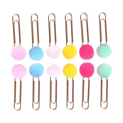 Homoyoyo 30 Stück Teiliges Bunte Plüschball Büroklammern mit Starker Klemmkraft Niedliche Lesezeichen und Memo Clips für Fotos Notizen Dokumente für Büro Schule und Homoyoyo 30 Stück Teiliges Bunte Plüschball Büroklammern mit Starker Klemmkraft Niedliche Lesezeichen und Memo Clips für Fotos Notizen Dokumente für Büro Schule und von Homoyoyo