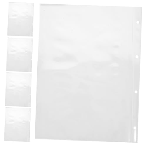 Homoyoyo 30 Stück Teiliges Dokumenten Schutzfolien Transparente Binder Folders für Büro und Studium Praktische Lose Aufbewahrungstaschen zum Organisieren und Schützen von Papieren und von Homoyoyo