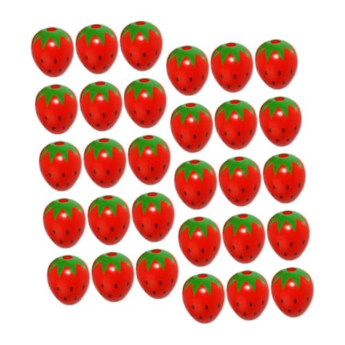 Homoyoyo 30 Stück Teiliges Erdbeer Holzperlen für Armbandherstellung Natürliche Holzoptik Glatte Oberfläche DIY Schmuckzubehör für Kreative Bastelprojekte und Geschenke Homoyoyo 30 Stück Teiliges Erdbeer Holzperlen für Armbandherstellung Natürliche Holzoptik Glatte Oberfläche DIY Schmuckzubehör für Kreative Bastelprojekte und Geschenke von Homoyoyo