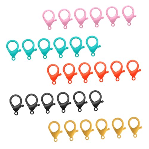 Homoyoyo 30 Stück Teiliges Kunststoff Lobster Verschluss mit Robustem Schnapphaken für DIY Schmuckherstellung Vielseitig für Halsketten Armbänder und Schlüsselanhänger Zufällige Farbe Homoyoyo 30 Stück Teiliges Kunststoff Lobster Verschluss mit Robustem Schnapphaken für DIY Schmuckherstellung Vielseitig für Halsketten Armbänder und Schlüsselanhänger Zufällige Farbe von Homoyoyo