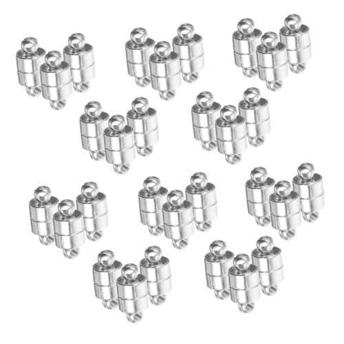 Homoyoyo 30 Stück Teiliges Kupfer Magnetverschlüsse für Schmuckherstellung Kleine Kettenverschlüsse für Armbänder und Halsketten Magnetischer Verschluss Kompatibel für DIY Schmuckdesign Homoyoyo 30 Stück Teiliges Kupfer Magnetverschlüsse für Schmuckherstellung Kleine Kettenverschlüsse für Armbänder und Halsketten Magnetischer Verschluss Kompatibel für DIY Schmuckdesign von Homoyoyo