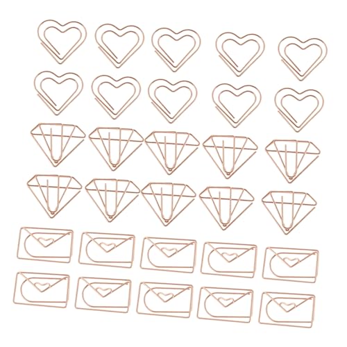 Homoyoyo 30 Stück Teiliges Metall Büroklammern Briefumschlag Design Kleine Papierklammern für Schule Büro Dokumente Organizer Spaßige Lesezeichen Multifunktional Homoyoyo 30 Stück Teiliges Metall Büroklammern Briefumschlag Design Kleine Papierklammern für Schule Büro Dokumente Organizer Spaßige Lesezeichen Multifunktional von Homoyoyo