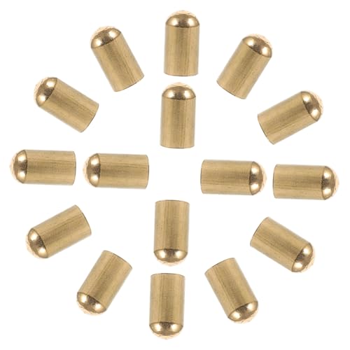 Homoyoyo 30 Stück Teiliges Metall Kordelstopper Endkappen Goldfarben Langlebig Rostfrei für DIY Armband Halskette Lederband Verschluss Vielseitig Tragbar Homoyoyo 30 Stück Teiliges Metall Kordelstopper Endkappen Goldfarben Langlebig Rostfrei für DIY Armband Halskette Lederband Verschluss Vielseitig Tragbar von Homoyoyo