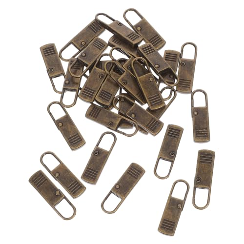Homoyoyo 30 Stück Teiliges Metall Zipper Pull Repair Kit Abnehmbare Reißverschluss Anhänger Ersatz Vielseitige Zipper Replacement Tabs für Jacken Rucksäcke Gepäck Kleidung Robuste von Homoyoyo