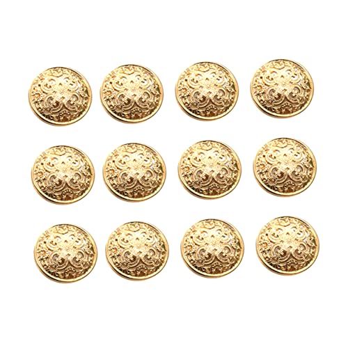 Homoyoyo 30 Stück Teiliges Metallknopf mit Hohlraum Design Langlebige Diy Knöpfe für Blazer Mäntel Jacken und Bastelarbeiten Leicht Rostfrei Modisch und Vielseitig Einsetzbar von Homoyoyo