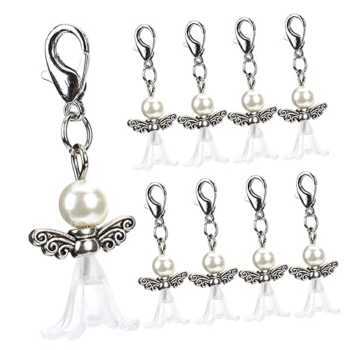 Homoyoyo 30 Stück Teiliges Schlüsselanhänger mit Glasperlen Weiße Schutzengel Schlüsselringe als Gastgeschenke für Hochzeit Babyparty und Partydekoration Liebevolle Details Festliche Homoyoyo 30 Stück Teiliges Schlüsselanhänger mit Glasperlen Weiße Schutzengel Schlüsselringe als Gastgeschenke für Hochzeit Babyparty und Partydekoration Liebevolle Details Festliche von Homoyoyo