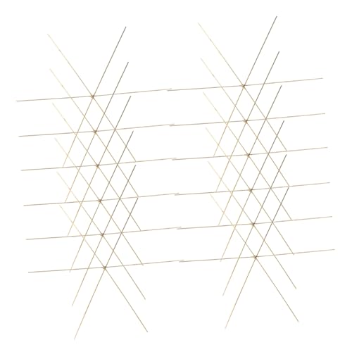 Homoyoyo 30 Stück Teiliges Schneeflocken Flexibler Kupfer-draht für Diy-schmuckherstellung und Weihnachtsanhänger Stabile Handgefertigte Schmuckrahmen für Kreative Bastelprojekte von Homoyoyo