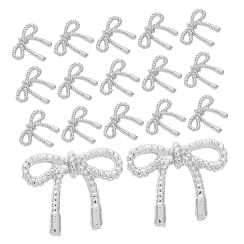 Homoyoyo 30 Stück Teiliges Silberne Hohle Schleifen Nagel Charms aus Legierung Nail Art Dekorationen Glänzende Bowknot Nail Charms Vielseitige Nagelstuds für DIY und Professionelle Homoyoyo 30 Stück Teiliges Silberne Hohle Schleifen Nagel Charms aus Legierung Nail Art Dekorationen Glänzende Bowknot Nail Charms Vielseitige Nagelstuds für DIY und Professionelle von Homoyoyo