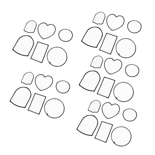 Homoyoyo 30 Stück Teiliges Sublimations Weiß Bügelfähige Blanko stoffapplikationen für DIY Kleidung Reparatur Aufbügelbare Mending Garment Patches für Jeans Taschen Hüte Rucksäcke von Homoyoyo