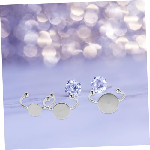 Homoyoyo 30 Stück Teiliges Verstellbares Ringsockel Edelstahl Flache Runde Ringrohlinge Blanke Schmuckkomponenten für DIY Schmuckherstellung Kompatibel mit Cabochons und Edelsteinen Homoyoyo 30 Stück Teiliges Verstellbares Ringsockel Edelstahl Flache Runde Ringrohlinge Blanke Schmuckkomponenten für DIY Schmuckherstellung Kompatibel mit Cabochons und Edelsteinen von Homoyoyo