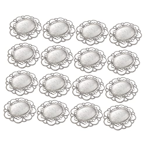 Homoyoyo 30 Stück Teiliges Vintage Broschen mit Brooch Tray und Glasdomes DIY Bastelset für Kreative Schmuckgestaltung für Mädchen und Geschenkideen zum Basteln Ab Jahren von Homoyoyo