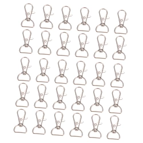 Homoyoyo 30 Stück Teiliges Zinklegierung Schlüsselanhänger mit Drehbarem Karabinerhaken Robuste Kettenverschlüsse für DIY Taschen Rucksäcke Hundeleinen und Zubehör Homoyoyo 30 Stück Teiliges Zinklegierung Schlüsselanhänger mit Drehbarem Karabinerhaken Robuste Kettenverschlüsse für DIY Taschen Rucksäcke Hundeleinen und Zubehör von Homoyoyo