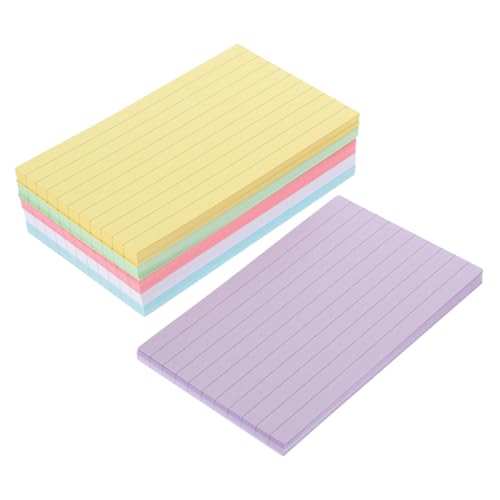 Homoyoyo 300 Blatt Bunte Indexkarten Vielseitig Einsetzbare Wörterkarten Reißfest für Büro Lernen DIY Notizen Farben Praktische Memo Karten von Homoyoyo