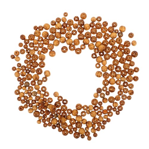 Homoyoyo 300 Stück Holzperlen Rund Naturbelassen zum Basteln Schmuckherstellung Armband DIY Perlen mit Holzmaserung für Kreative Handwerksprojekte Homoyoyo 300 Stück Holzperlen Rund Naturbelassen zum Basteln Schmuckherstellung Armband DIY Perlen mit Holzmaserung für Kreative Handwerksprojekte von Homoyoyo