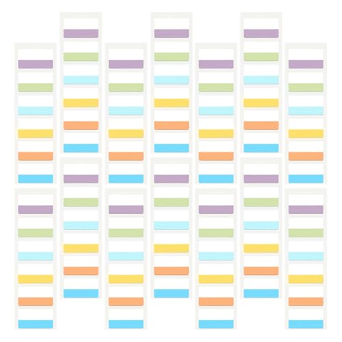 Homoyoyo 300 Stück Index Tabs Selbstklebende Seitenmarker Bunte Haftnotizen für Dokumentenklassifizierung Notizen Ordner Tagebücher Wiederverwendbar Rückstandsfrei und Einfach zu Entfernen Homoyoyo 300 Stück Index Tabs Selbstklebende Seitenmarker Bunte Haftnotizen für Dokumentenklassifizierung Notizen Ordner Tagebücher Wiederverwendbar Rückstandsfrei und Einfach zu Entfernen von Homoyoyo