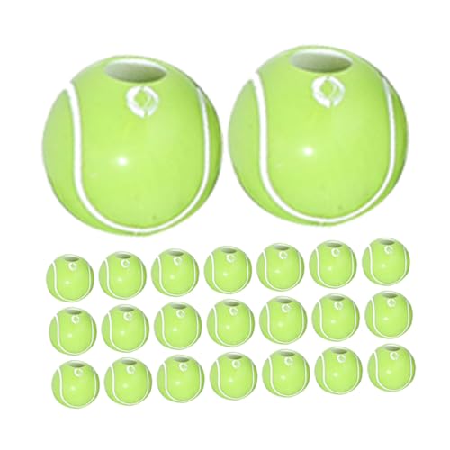 Homoyoyo 300 Stück Tennisball Perlen Acryl DIY Schmuckperlen Sports Spacer Perlen für Armbänder Charms Basteln Kreative Dekorationen Homoyoyo 300 Stück Tennisball Perlen Acryl DIY Schmuckperlen Sports Spacer Perlen für Armbänder Charms Basteln Kreative Dekorationen von Homoyoyo