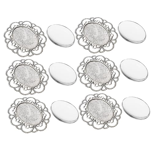 Homoyoyo 30Stücke DIY Brosche Basis Glaskuppeln für Kreative Broschen für Personalisierte Accessoires und DIY Projekte für Frauen von Homoyoyo