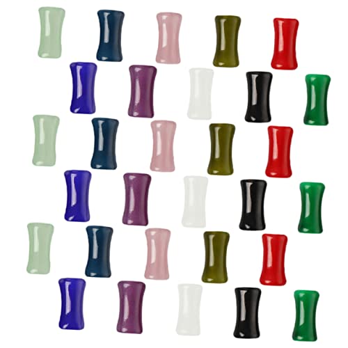 Homoyoyo 30Stücke Glasperlen Für DIY Schmuckherstellung Rohrperlen Für Armbänder Und Halsketten Vielseitige Schmuckzubehör Für Projekte Homoyoyo 30Stücke Glasperlen Für DIY Schmuckherstellung Rohrperlen Für Armbänder Und Halsketten Vielseitige Schmuckzubehör Für Projekte von Homoyoyo