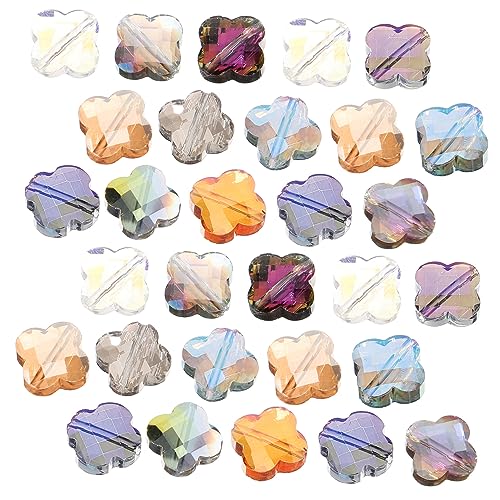 Homoyoyo 30Stücke Glasperlen Spacer Beads für DIY Schmuck Armbänder und Dekorationen Langlebige und Glatte Perlen für Bastelprojekte Homoyoyo 30Stücke Glasperlen Spacer Beads für DIY Schmuck Armbänder und Dekorationen Langlebige und Glatte Perlen für Bastelprojekte von Homoyoyo