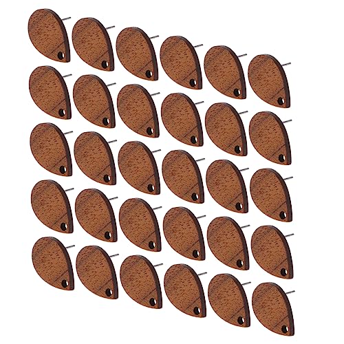 Homoyoyo 30Stücke Holz Ohrstecker für DIY Schmuckherstellung Ohrstecker Walnussholz mit Flachem Kopfdesign für Ohrringe und an Familie Homoyoyo 30Stücke Holz Ohrstecker für DIY Schmuckherstellung Ohrstecker Walnussholz mit Flachem Kopfdesign für Ohrringe und an Familie von Homoyoyo