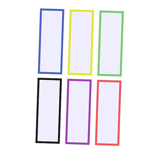 Homoyoyo 30Stücke Kreative Magnetische Etiketten Wiederverwendbare Trockenerase Tags für Whiteboard Kühlschrank Büro und Schule Abwischbar Farbenfroh für Aufgaben von Homoyoyo