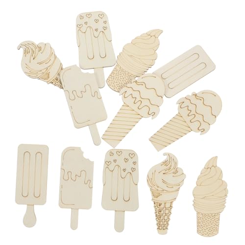 Homoyoyo 30Stücke Leere Holzscheiben Für DIY Eiscreme Bastelarbeiten Unvollendete Holzausschnitte Zum Bemalen Für Sommerdekoration Und Kinderprojekte Homoyoyo 30Stücke Leere Holzscheiben Für DIY Eiscreme Bastelarbeiten Unvollendete Holzausschnitte Zum Bemalen Für Sommerdekoration Und Kinderprojekte von Homoyoyo