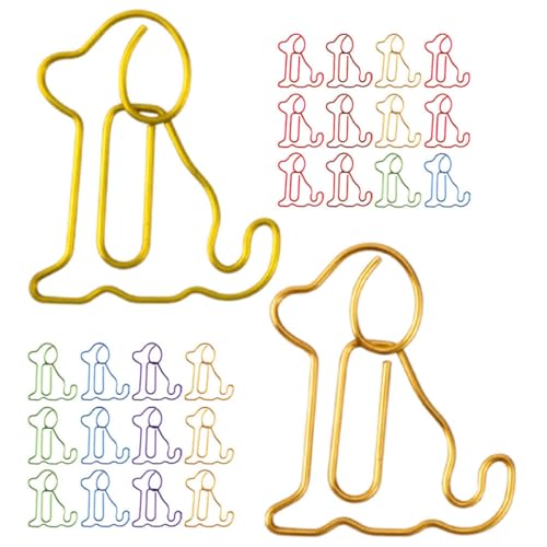 Homoyoyo 30Stücke Niedliche Hund Büroklammern Praktische und Langlebige Büroklammern für Büro Schule und Zuhause Handwerkskunst Homoyoyo 30Stücke Niedliche Hund Büroklammern Praktische und Langlebige Büroklammern für Büro Schule und Zuhause Handwerkskunst von Homoyoyo