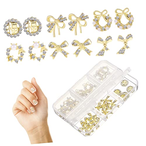 Homoyoyo 30Stücke Teiliges Nagelcharms Set aus Metall Maniküre Dekorationen und Zubehör für Glänzende Nägel Tragbare Aufbewahrung Vielseitig für DIY Projekte und Kleidung Homoyoyo 30Stücke Teiliges Nagelcharms Set aus Metall Maniküre Dekorationen und Zubehör für Glänzende Nägel Tragbare Aufbewahrung Vielseitig für DIY Projekte und Kleidung von Homoyoyo