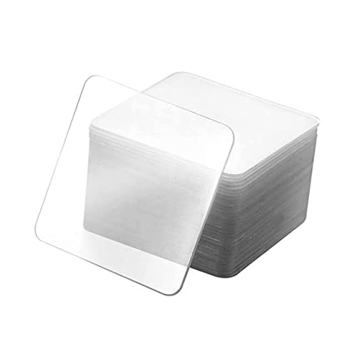 Homoyoyo 30Stücke Wiederverwendbares Nano Klebeband Multifunktionales Doppelseitiges Gel Klebeband Transparent Wandmontage für Badezimmeraufbewahrung von Homoyoyo