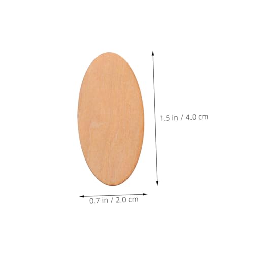 Homoyoyo 30pcs Stücke Ovale Holzspäne Unfertiges Holzhandwerk Blanko-scheiben Zum Basteln Aus Holz Unfertiger Rohling Aus Holz Handgefertigtes Holzhandwerk Khaki Homoyoyo 30pcs Stücke Ovale Holzspäne Unfertiges Holzhandwerk Blanko-scheiben Zum Basteln Aus Holz Unfertiger Rohling Aus Holz Handgefertigtes Holzhandwerk Khaki von Homoyoyo