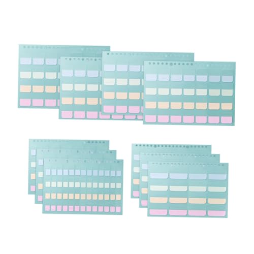 Homoyoyo 316 Stück Teiliges Farbiger Haftnotizen Book Tabs Vielseitige Selbstklebende Lesezeichen Beschriftbare Page Marker für Büro Schule und Zuhause Praktische Index und Homoyoyo 316 Stück Teiliges Farbiger Haftnotizen Book Tabs Vielseitige Selbstklebende Lesezeichen Beschriftbare Page Marker für Büro Schule und Zuhause Praktische Index und von Homoyoyo