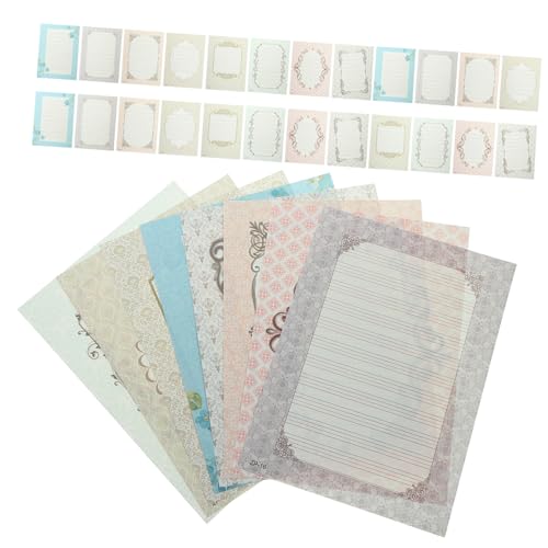 Homoyoyo 32 Blatt Calligraphy Paper für Anfänger Englisches Schreibpapier mit Mi Zi und Tian Zi Raster Dickes Tintenbeständiges Übungspapier für Kalligrafie und Handschrifttraining von Homoyoyo