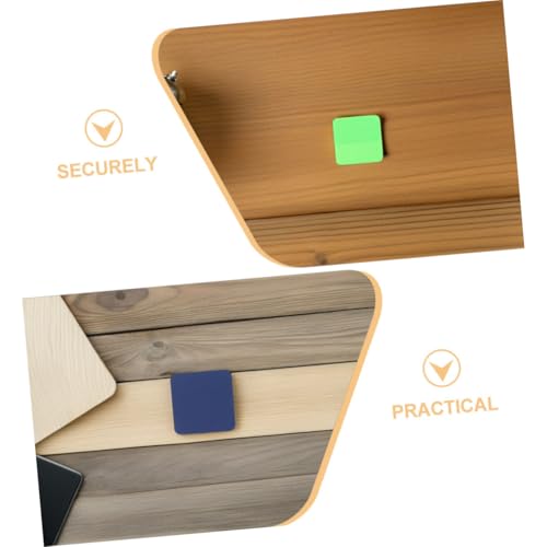 Homoyoyo 32 Stück Teiliges Halbtransparente Pet Haftnotizen Quadratische Index Tabs mit Fluoreszierenden Farben Starke Klebkraft Abgerundete Ecken Markieren Organisieren und Annotieren für von Homoyoyo