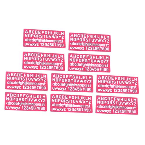 Homoyoyo 32Stücke Alphabet Schablonen Und DIY Zahlenschablonen Kunststoff Lernwerkzeuge Für Malschablonen Für Bastelprojekte Zufällige Farben Homoyoyo 32Stücke Alphabet Schablonen Und DIY Zahlenschablonen Kunststoff Lernwerkzeuge Für Malschablonen Für Bastelprojekte Zufällige Farben von Homoyoyo