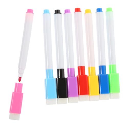 Homoyoyo 32Stücke Teiliges Wasserlöslicher Whiteboard Marker mit Radiergummi Kreative Abwaschbare Stifte für Erwachsene für Schule Büro und Zuhause von Homoyoyo