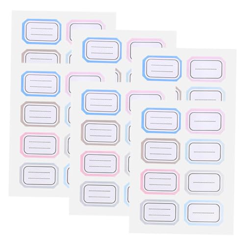 Homoyoyo 36 Blatt Selbstklebende Bunte Handschriftliche Namensetiketten Praktische Portable Haftetiketten zum Beschriften und Organisieren von Haushalts und Lagergegenständen Homoyoyo 36 Blatt Selbstklebende Bunte Handschriftliche Namensetiketten Praktische Portable Haftetiketten zum Beschriften und Organisieren von Haushalts und Lagergegenständen von Homoyoyo
