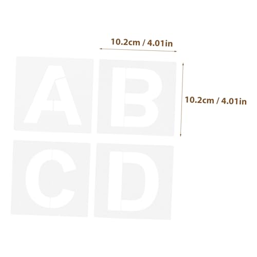 Homoyoyo 36 Stück Teiliges Buchstaben Schablonen aus Pet Wiederverwendbare Malvorlagen für Wand und Holzgestaltung Flexible Waschbare und Reißfeste Malerei Schablonen für DIY Kunstprojekte Homoyoyo 36 Stück Teiliges Buchstaben Schablonen aus Pet Wiederverwendbare Malvorlagen für Wand und Holzgestaltung Flexible Waschbare und Reißfeste Malerei Schablonen für DIY Kunstprojekte von Homoyoyo