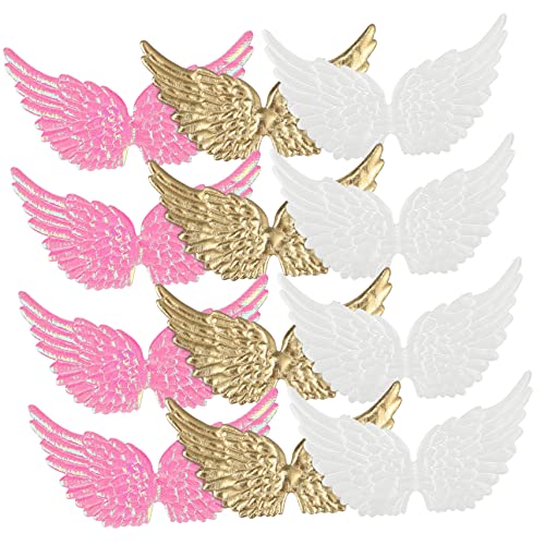 Homoyoyo 36 Stück Teiliges Engelsflügel Gold Glitter Rosa und Weiß Kleine DIY Flügel zum Basteln Vielseitige Rucksack und Kleidungszubehör für Kreative Kostüme und Dekorationen Homoyoyo 36 Stück Teiliges Engelsflügel Gold Glitter Rosa und Weiß Kleine DIY Flügel zum Basteln Vielseitige Rucksack und Kleidungszubehör für Kreative Kostüme und Dekorationen von Homoyoyo