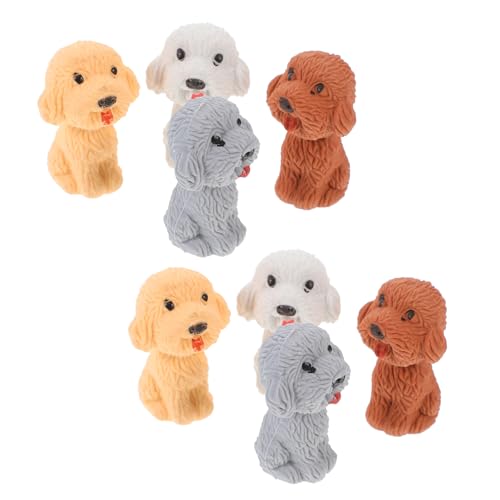 Homoyoyo 36 Stück Welpe Radiergummi Hund Haustier Plüsch erasers for radiergummi gummibierchen D Radiergummi Puzzlematte entzückende Radiergummis Tragbare Radiergummis von Homoyoyo
