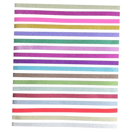 Homoyoyo 360 Stück DIY Bastelpapier mit Glitzer Origami Papier für Kreative Bastelprojekte für Erwachsene zur Herstellung von Dekorativen Sternen Homoyoyo 360 Stück DIY Bastelpapier mit Glitzer Origami Papier für Kreative Bastelprojekte für Erwachsene zur Herstellung von Dekorativen Sternen von Homoyoyo