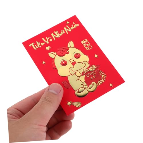 Homoyoyo 360 Stück Rote Umschläge Jahr Des Pferdes mit Vietnamesischem Text Kreative Lunar Year Money Envelopes für Frühlingsfest Tradition und Moderne Vielseitig für und Firmenfeiern Homoyoyo 360 Stück Rote Umschläge Jahr Des Pferdes mit Vietnamesischem Text Kreative Lunar Year Money Envelopes für Frühlingsfest Tradition und Moderne Vielseitig für und Firmenfeiern von Homoyoyo