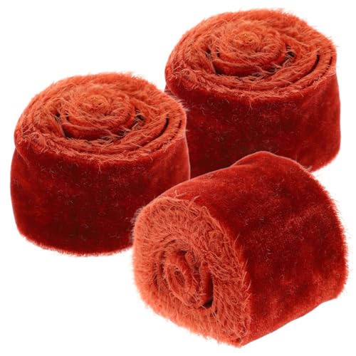 Homoyoyo 3Rollen Veloursband Geschenkbänder Für Geschenkverpackung DIY Dekoration Satinband Für Hochzeiten Und Besondere Anlässe Farbe Homoyoyo 3Rollen Veloursband Geschenkbänder Für Geschenkverpackung DIY Dekoration Satinband Für Hochzeiten Und Besondere Anlässe Farbe von Homoyoyo