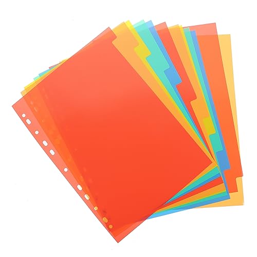 Homoyoyo 3Sätze Index Trenner Für Ringordner Und Notizbücher Seitenmarkierung Für Büro Und Schule Vielseitige Dokumentenorganisation Transparent Homoyoyo 3Sätze Index Trenner Für Ringordner Und Notizbücher Seitenmarkierung Für Büro Und Schule Vielseitige Dokumentenorganisation Transparent von Homoyoyo